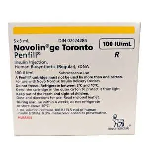 Novolin GE Toronto Pens (100 Units/mL)