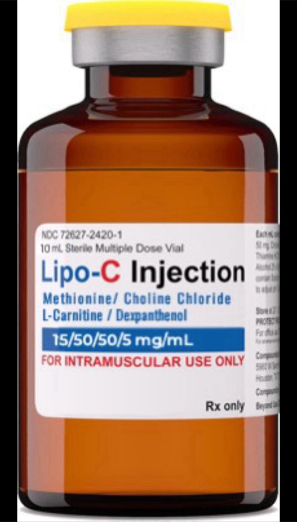 Lipo-C Injection (Methionine / Choline Chloride /
Carnitine / Dexpanthenol)